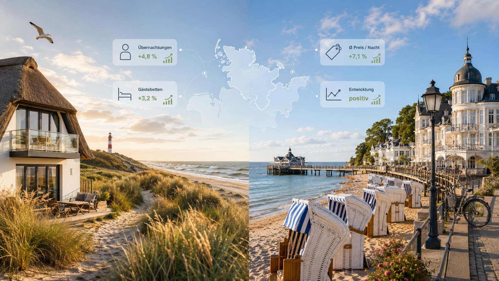 Ferienorte Nordsee Ostsee